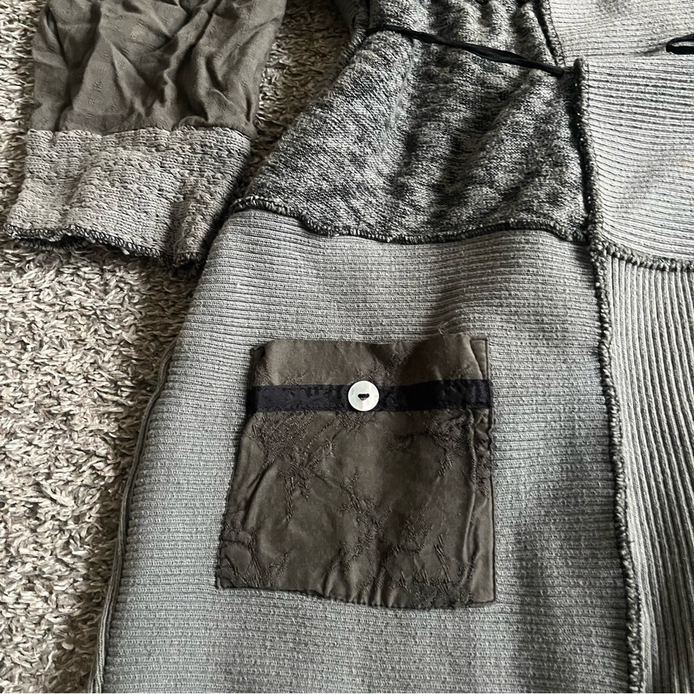 Jackie Loves John Patchwork Sweater Whimsigoth Ar… - image 2